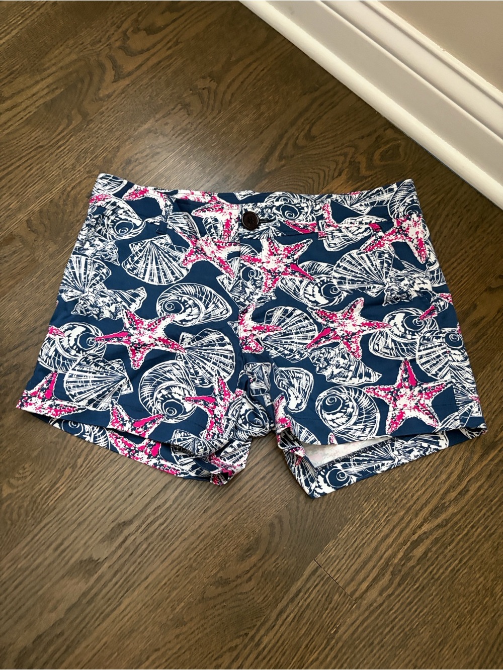 Tracy Negoshian Shell & Starfish Print Shorts